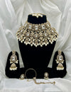 white pearl Jodha Bridal Set