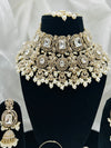 white pearl Jodha Bridal Set